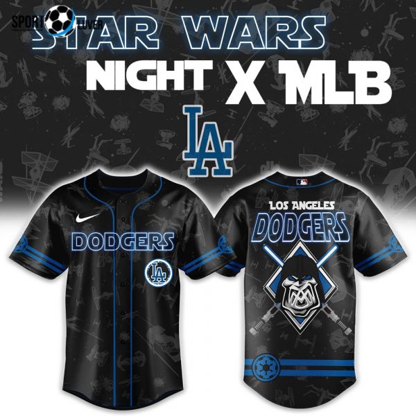 LA Dodgers x Star Wars Night 2025 Baseball Jersey