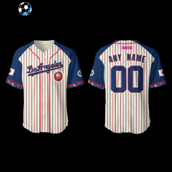 Los Angeles Dodger MLB 2025 “Japanese Heritage Night 2025” Custom name Jersey