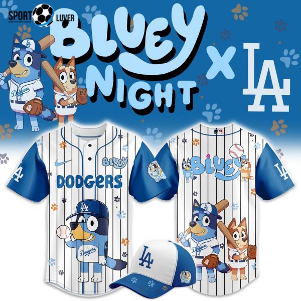 Los Angeles Dodgers Bluey Night 2025 Jersey