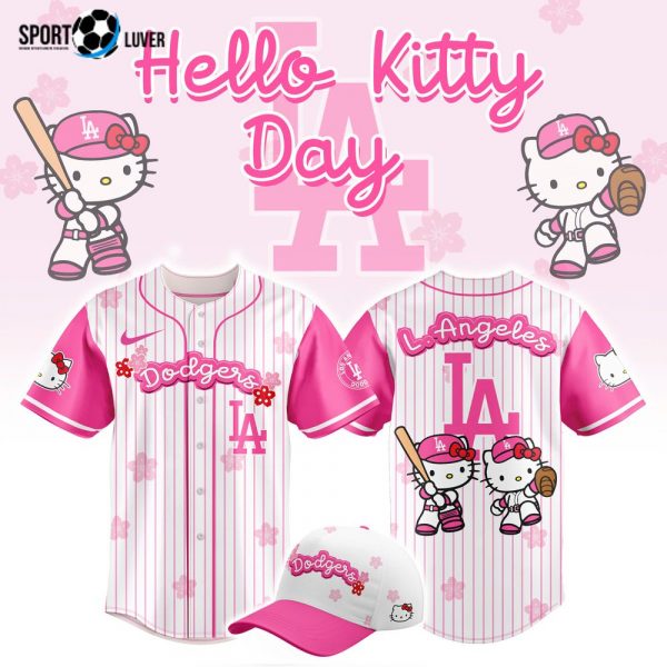 Los Angeles Dodgers Hello Kitty 2025 Pink Jersey