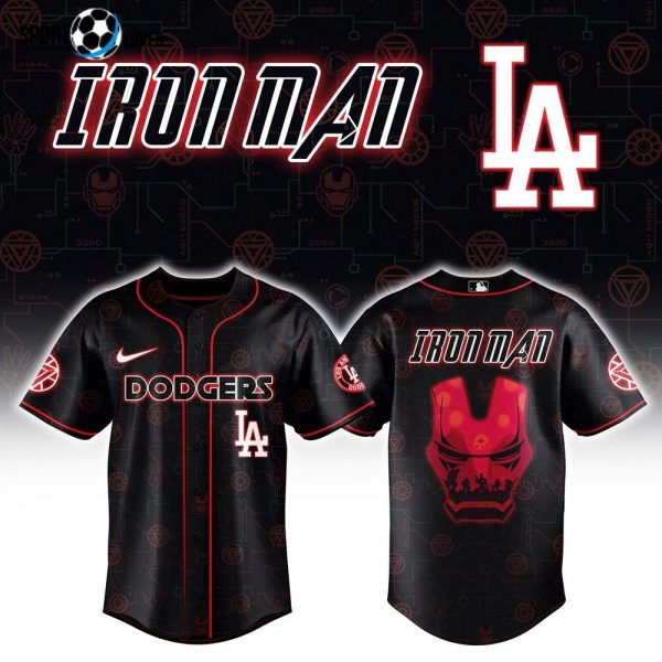 Los Angeles Dodgers Iron Man Avengers Jersey