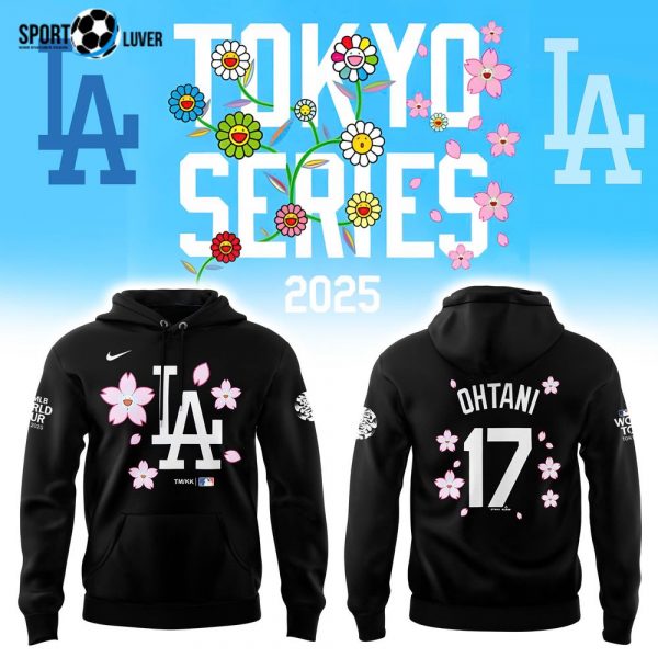 Los Angeles Dodgers OHTANI Tokyo Series 2025 Black Combo Limited Edition Hoodie