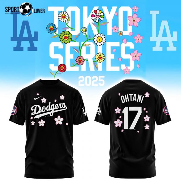 Los Angeles Dodgers OHTANI Tokyo Series 2025 Black Limited Edition Tshirt
