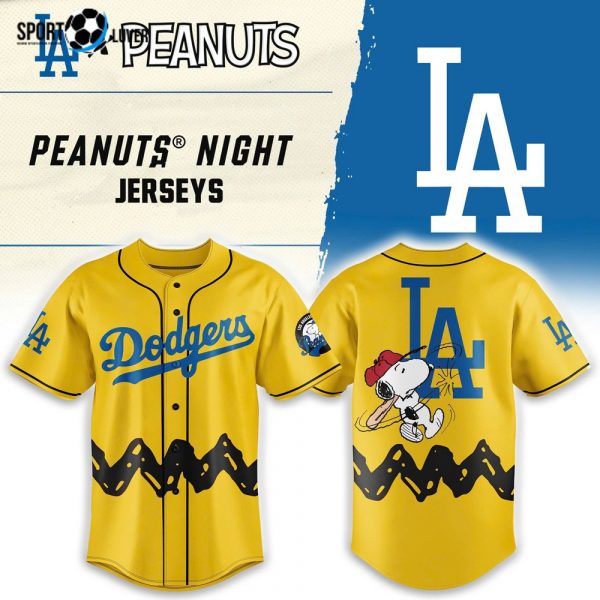 Los Angeles Dodgers Peanut Snoopy Night 2025 Jersey