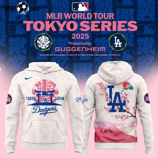 Los Angeles Dodgers Special New Fuji Mount ”Tokyo Series”2025 Limited Edition Hoodie