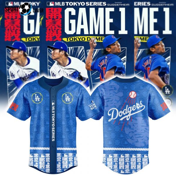 Los Angeles Dodgers Special New ”Tokyo Series”2025 Baseball Jersey