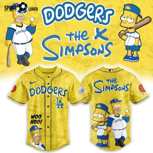 Los Angeles Dodgers The Simpsons Heritage Jersey