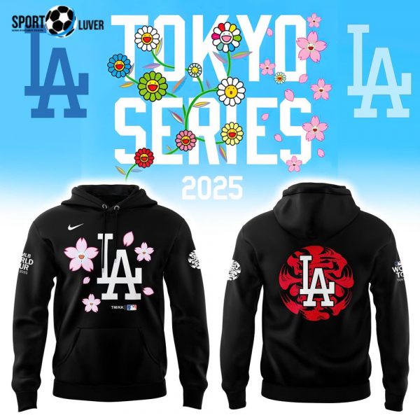 Los Angeles Dodgers Tokyo Series 2025 Black Limited Edition Hoodie