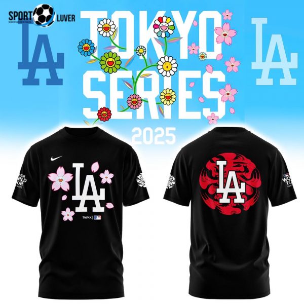 Los Angeles Dodgers Tokyo Series 2025 Black Limited Edition Tshirt