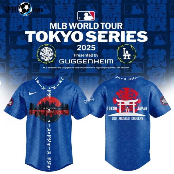 Los Angeles Dodgers Tokyo Series 2025 Limited Edition Jersey v2