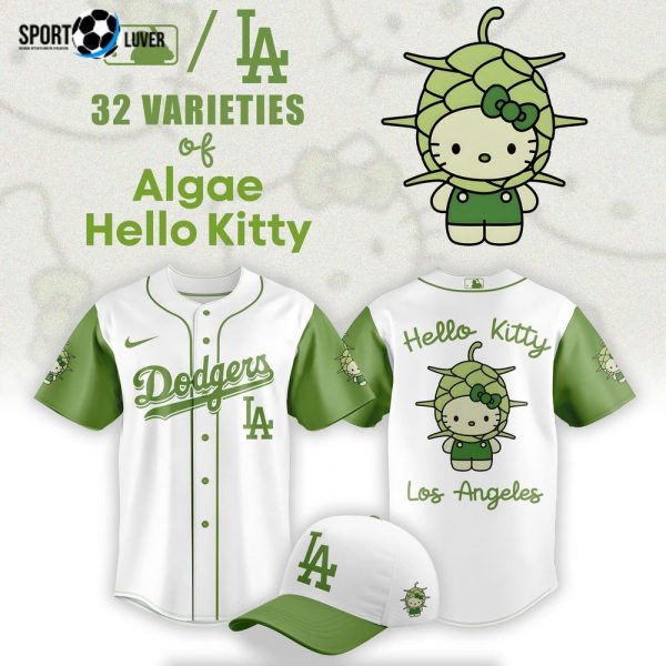 Los Angeles Dodgers x 32 Algae Hello Kitty Jersey