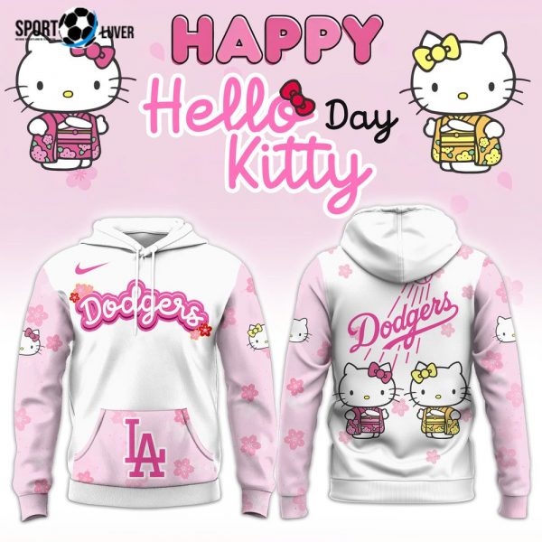 Los Angeles Dodgers x Hello Kitty 2025 Hoodie