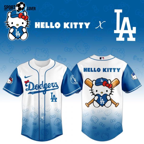 Los Angeles Dodgers x Hello Kitty Night 2025 Baseball Jersey Limited Edition