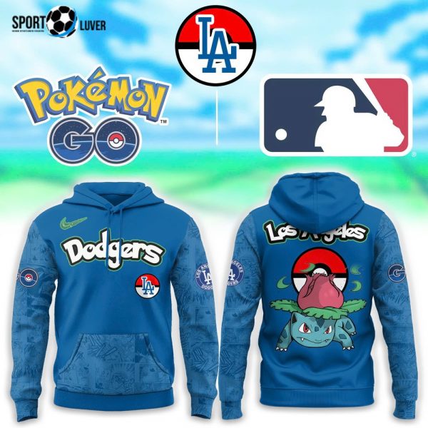 Los Angeles Dodgers x Pokemon Go Bulbasaur Hoodie