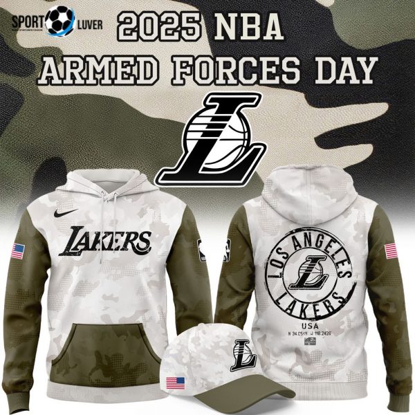 Los Angeles Lakers Armed Forces Day Special 2025 Hoodie