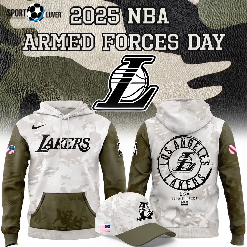 Los Angeles Lakers Armed Forces Day Special 2025 Hoodie Los Angeles Lakers Armed Forces Day Special 2025 Hoodie