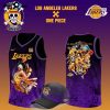 Los Angeles Lakers x Monkey D. Luffy One Piece the Straw Hat Pirates Jersey V2
