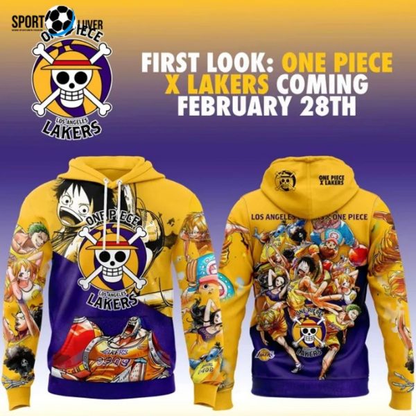 Los Angeles Lakers x One Piece Limited Edition Hoodie
