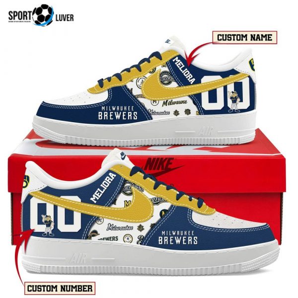 Milwaukee Brewers MLB Personalized Limited Edition New Air Force 1 Shoes 2025